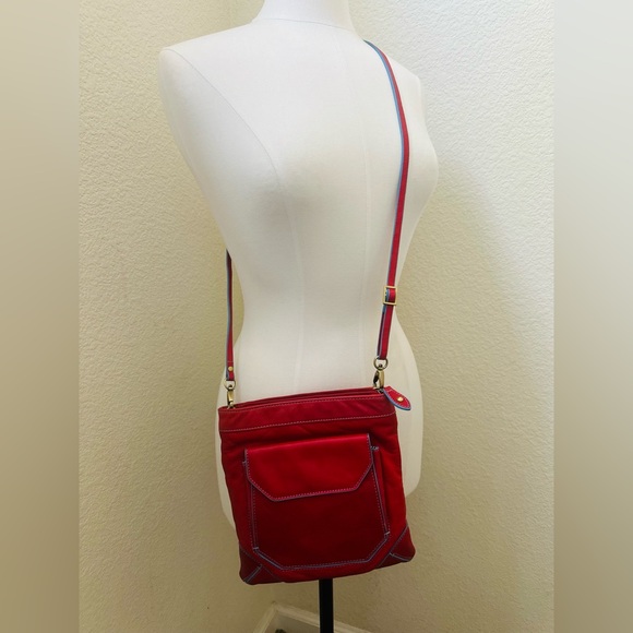 Barr + Barr Red Crossbody Bag - Picture 4 of 7